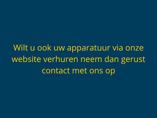 Verhuren via onze website